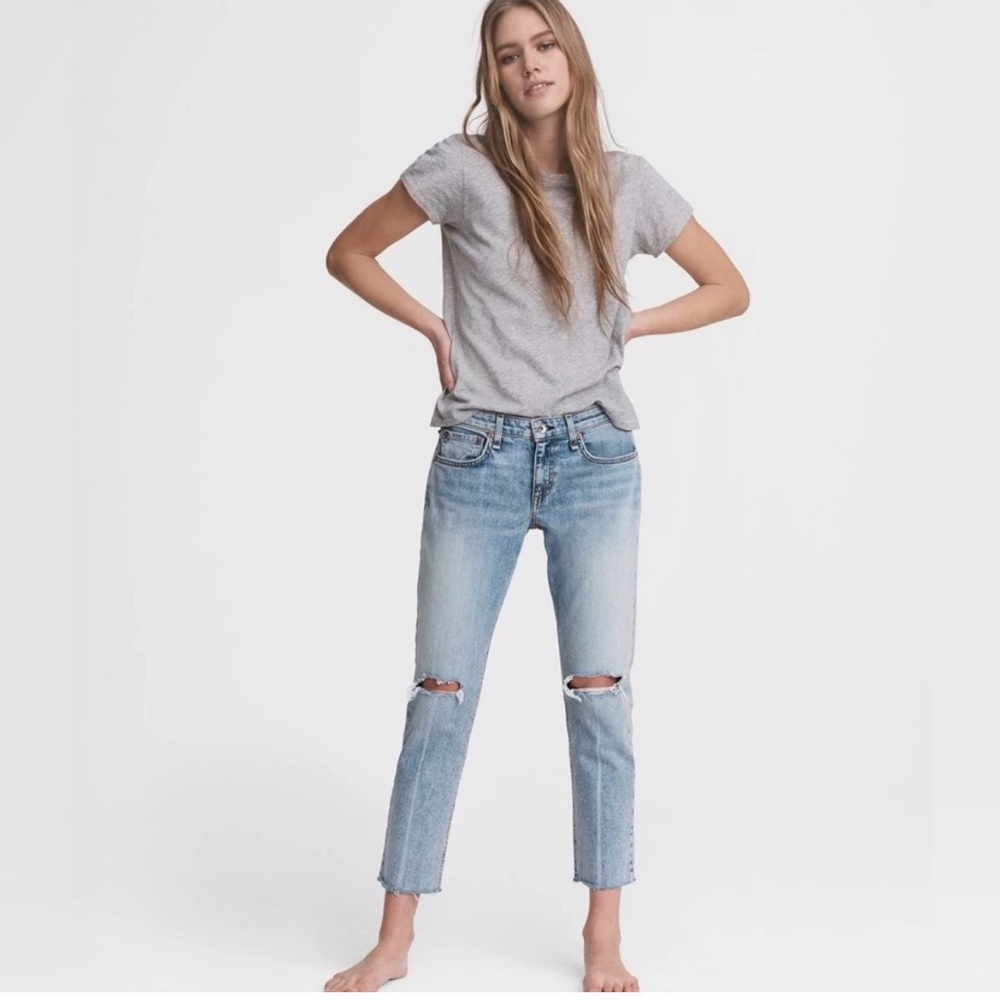 Rag & Bone Dre Low Rise Boyfriend Jeans in Edgeview Size 30